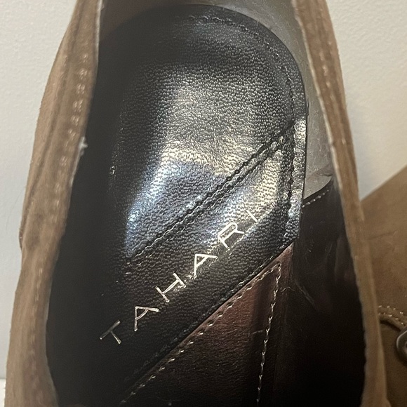NWOT Double Monk Strap Brown Suede Tahari High Heels!! - Picture 11 of 11